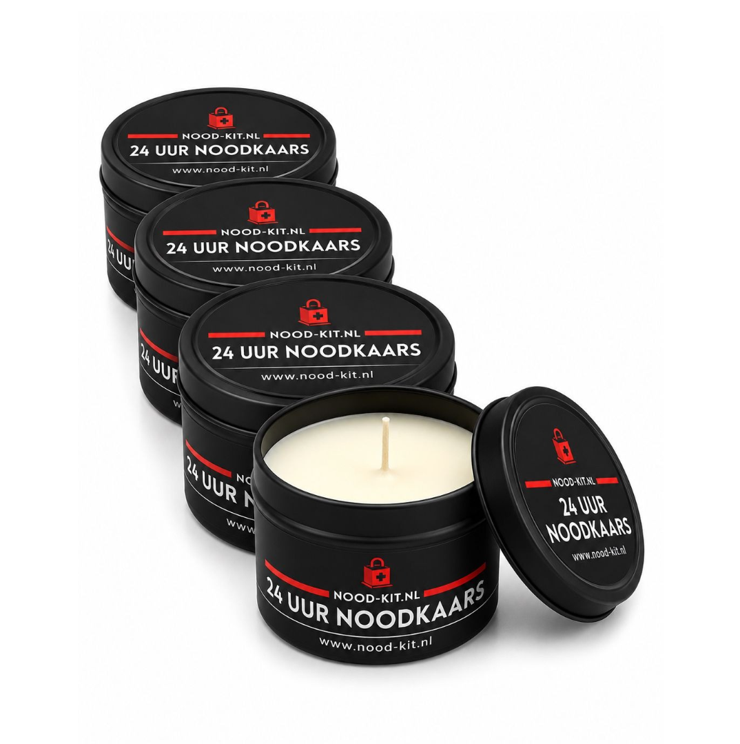 Nood-Kit 24 Uur Kaarsen - Noodverlichting - Noodsituatie - Noodpakket